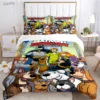 Cartoon Dog Doo Kawaii Duvet Cover Comforter Bedding set Soft Quilt Cover and Pillowcases for Teens 7 - Scooby Doo Shop