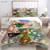 Cartoon Dog Doo Kawaii Duvet Cover Comforter Bedding set Soft Quilt Cover and Pillowcases for Teens 9 - Scooby Doo Shop