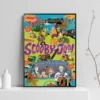 S Scooby Cartoon D Doo Anime Posters Sticky Decoracion Painting Wall Art White Kraft Paper Wall 3 - Scooby Doo Shop
