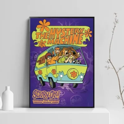 S Scooby Cartoon D Doo Anime Posters Sticky Decoracion Painting Wall Art White Kraft Paper Wall 5 - Scooby Doo Shop