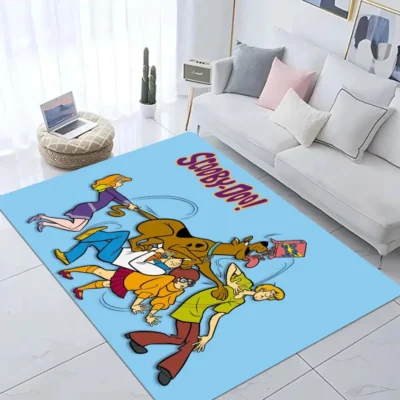 S Scooby Cartoon Doo Floor Mat Door Mat Washable Non Slip Living Room Sofa Chairs Area - Scooby Doo Shop