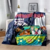 SScoobyy Four Seasons Blanket Sofa Cover Travel Bed Plush Blanket Lightweight Flannel Blanket Blankets for Beds 14 - Scooby Doo Shop