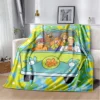 SScoobyy Four Seasons Blanket Sofa Cover Travel Bed Plush Blanket Lightweight Flannel Blanket Blankets for Beds 16 - Scooby Doo Shop