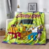 SScoobyy Four Seasons Blanket Sofa Cover Travel Bed Plush Blanket Lightweight Flannel Blanket Blankets for Beds 25 - Scooby Doo Shop