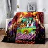 SScoobyy Four Seasons Blanket Sofa Cover Travel Bed Plush Blanket Lightweight Flannel Blanket Blankets for Beds 4 - Scooby Doo Shop