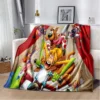 SScoobyy Four Seasons Blanket Sofa Cover Travel Bed Plush Blanket Lightweight Flannel Blanket Blankets for Beds 9 - Scooby Doo Shop
