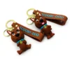 Scooby Doo 2 Keychains Monsters Unleas Cartoon Cute Dog Figure Keyring Fashion Ornament Birthday Christmas Gifts 4 - Scooby Doo Shop