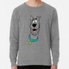 ssrcolightweight sweatshirtmensheather grey lightweight raglan sweatshirtfrontsquare productx1000 bgf8f8f8 - Scooby Doo Shop