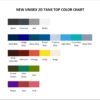 tank top color chart - Scooby Doo Shop