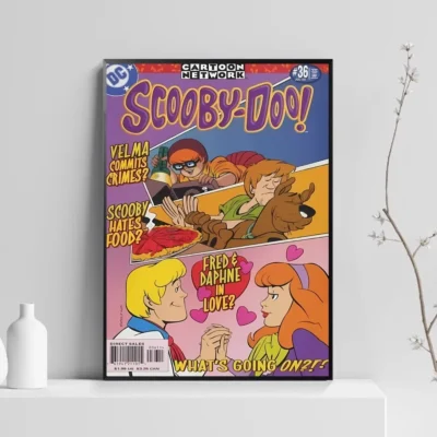 Scooby Doo Fred & Daphne In Love Wall Art